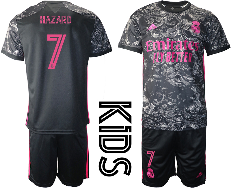 2021 Real Madrid away youth 7. soccer jerseys